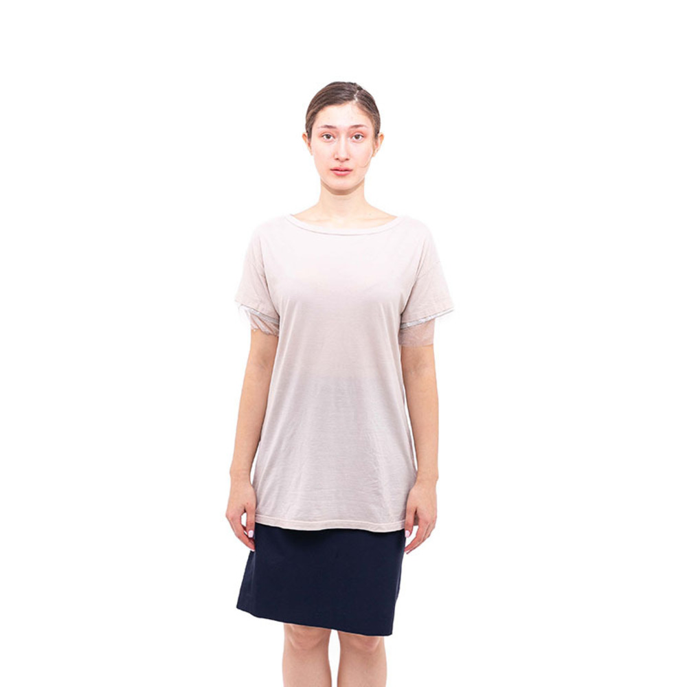 Clu Blouse Women size L Papaya Whip